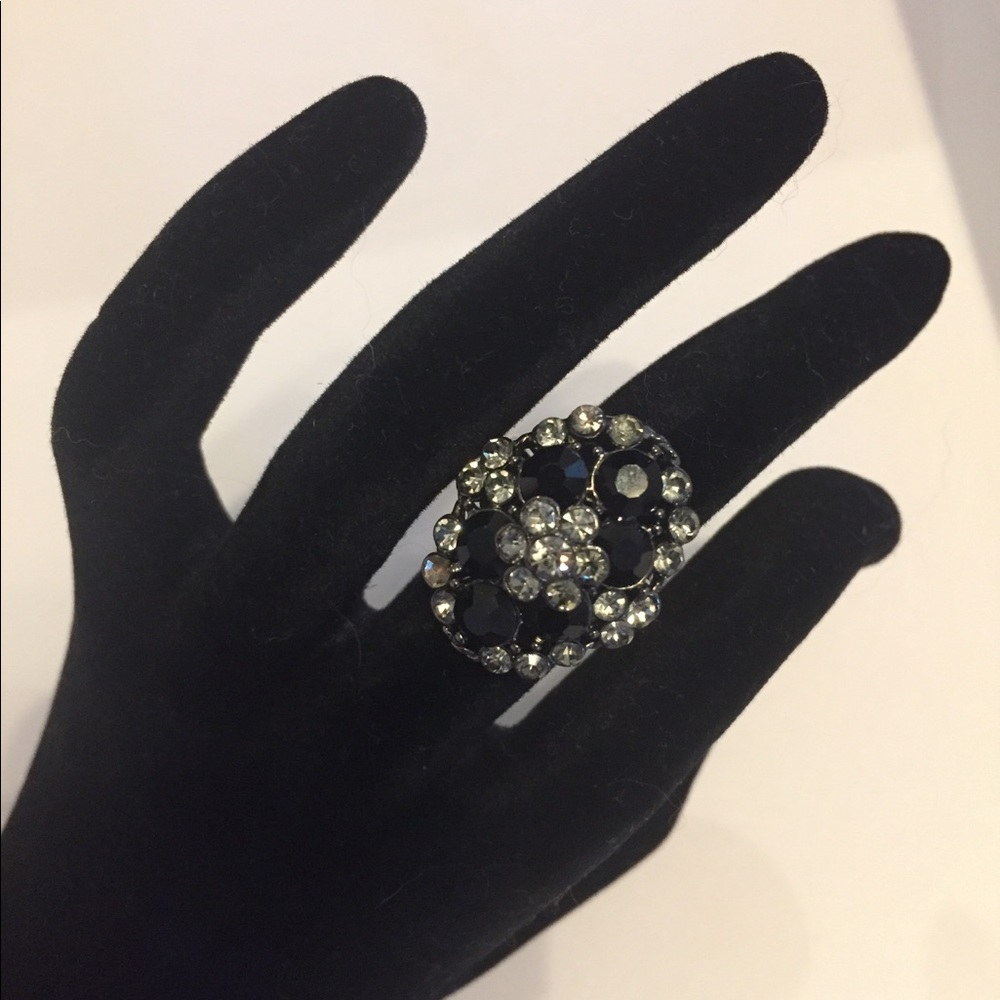Fashion Jewelry Stone Cluster Cocktail Party Ring